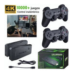 Console emulador portátil 4K Stick com 20.000 jogos clássicos retrô