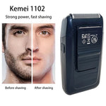 Barbeador Elétrico Multifuncional Kemei Professional Masculino KM-1102  Dupla Face